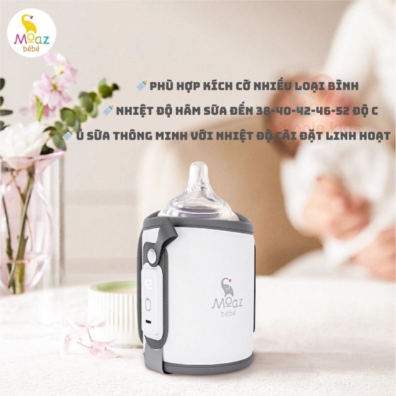 Túi ủ bình sữa Moaz BéBé MB 067