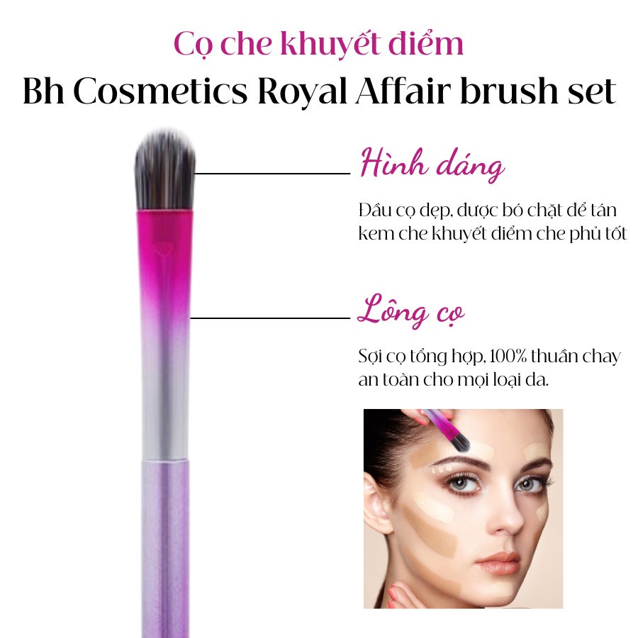 Cọ Che Khuyết Điểm Bh Cosmetics Royal Affair 08