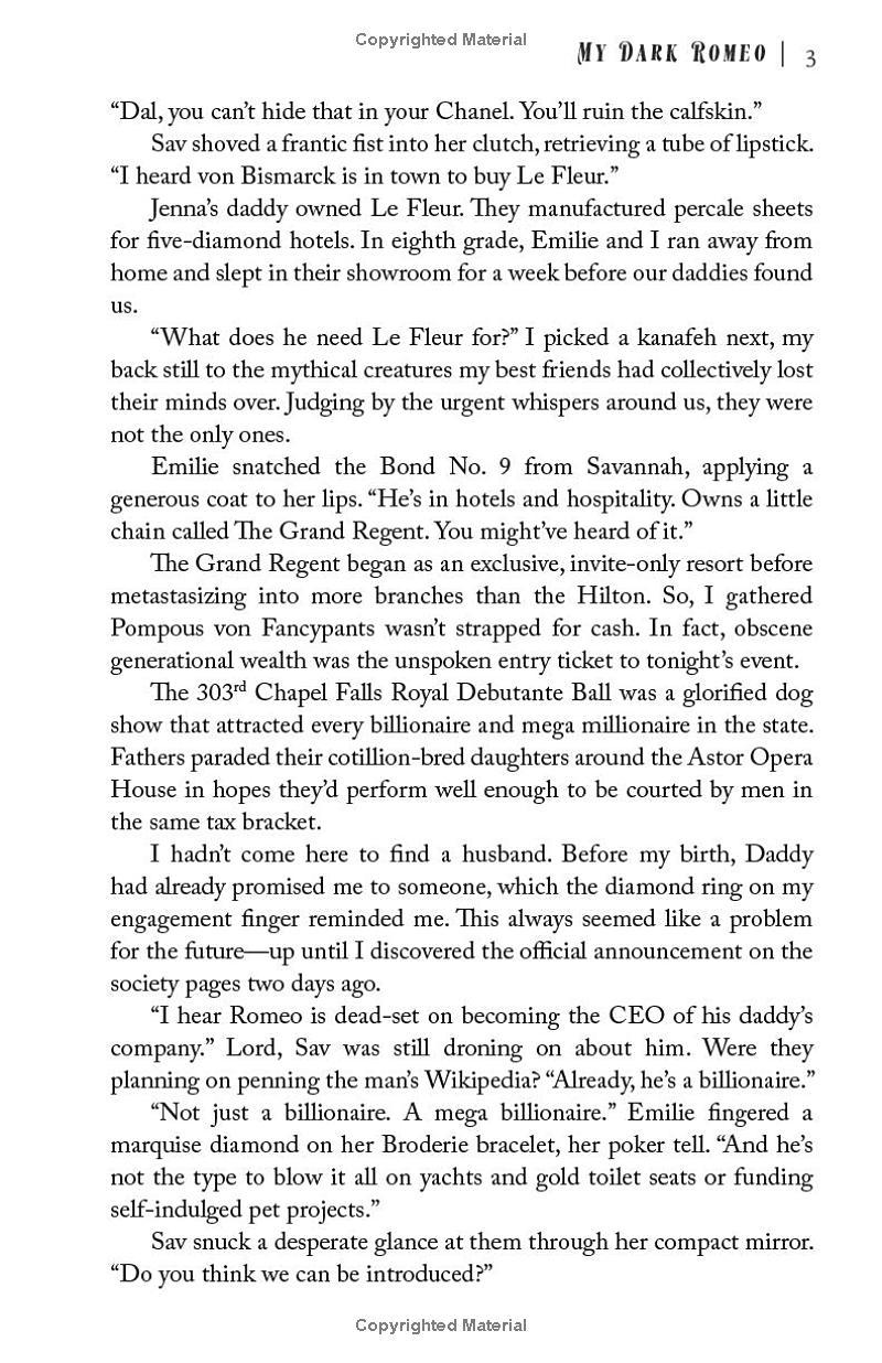 Sách ngoại văn: My Dark Romeo