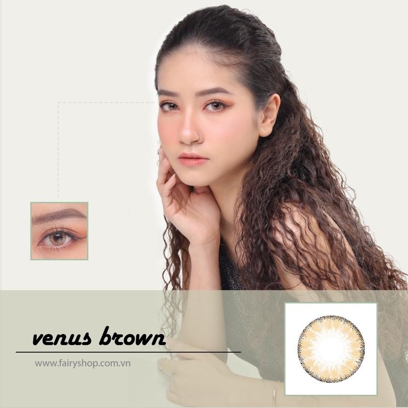 Áp tròng Venus Brown 14.0 - Kính Áp Tròng FAIRY SHOP CONTACT LENS - độ 0 đến 6