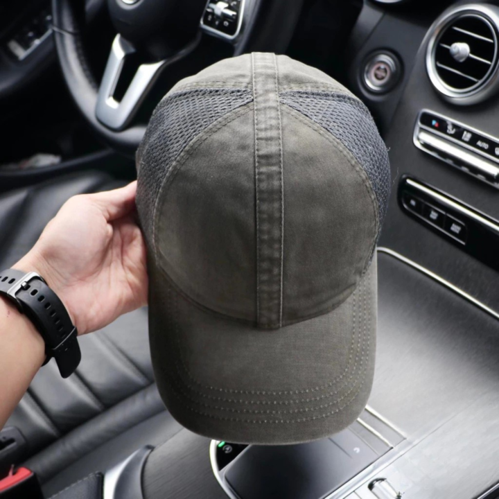 Nón kết, mũ lưỡi trai chữ Classic phối vải kaki form chuẩn thời trang đường phố siêu đẹp (Ảnh thật)