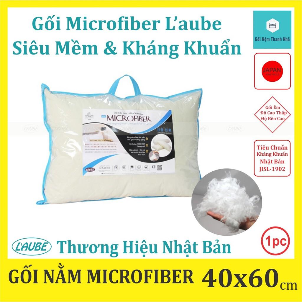 Gối siêu mềm Microfiber Kháng Khuẩn 40x60cm