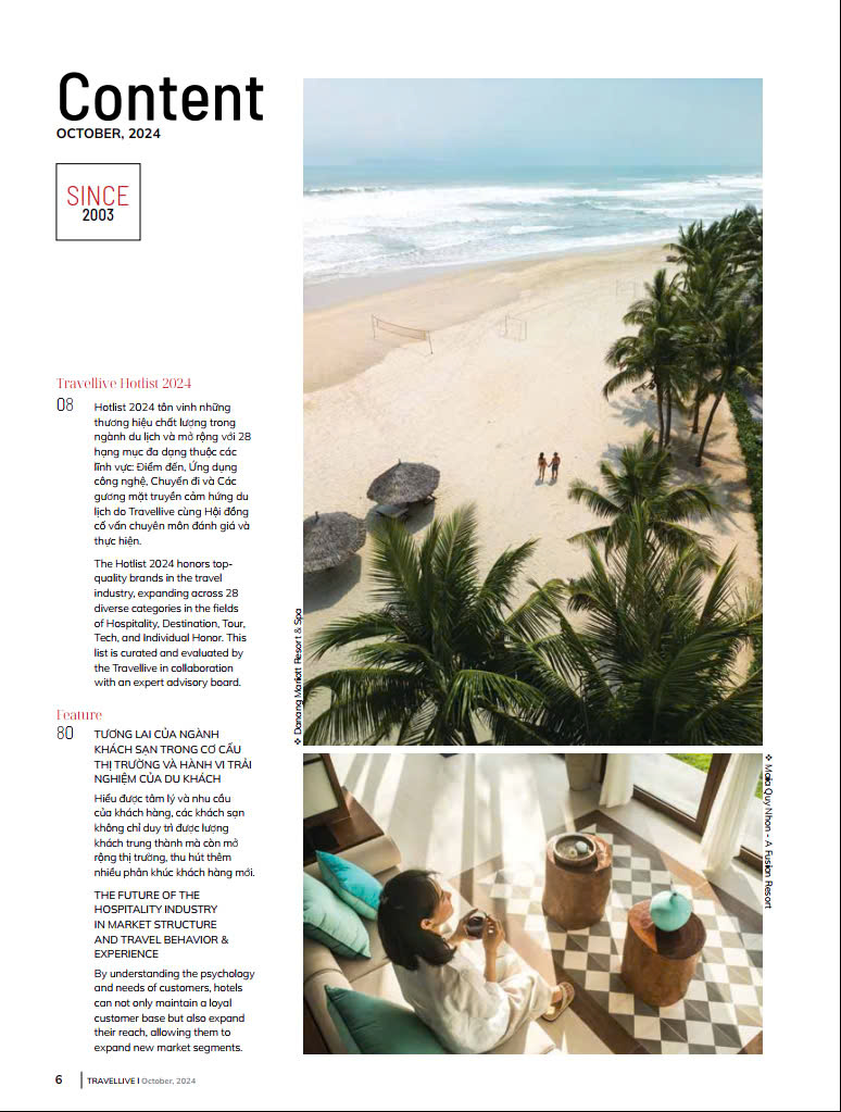 ẤN PHẨM TRAVELLIVE THÁNG 10/2024