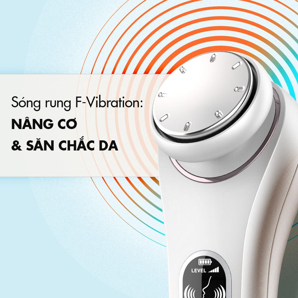 Máy Đẩy Tinh Chất Halio Ion Hot & Cool Beauty Device Nâng Cơ Mặt - Màu White