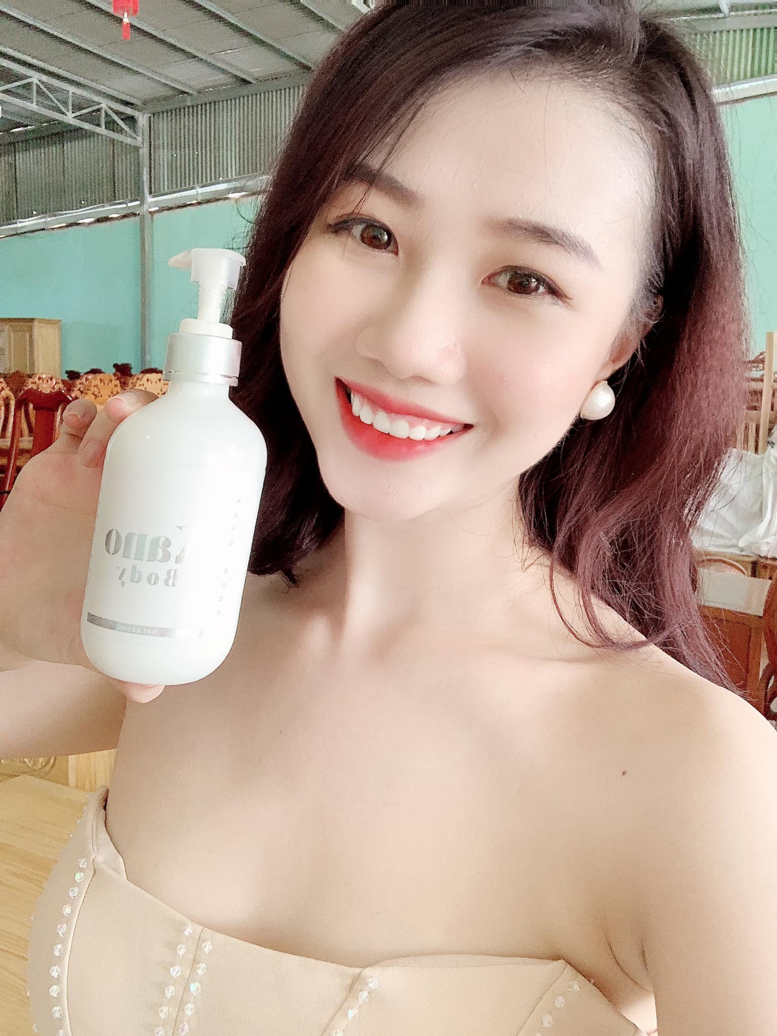 Kem Body Nano Huyền Phi giúp dưỡng trắng chuyên sâu, da mịn màng, chống nắng Tặng Kèm Gội (Xả) Mini Weilaiya Ngẫu Nhiên