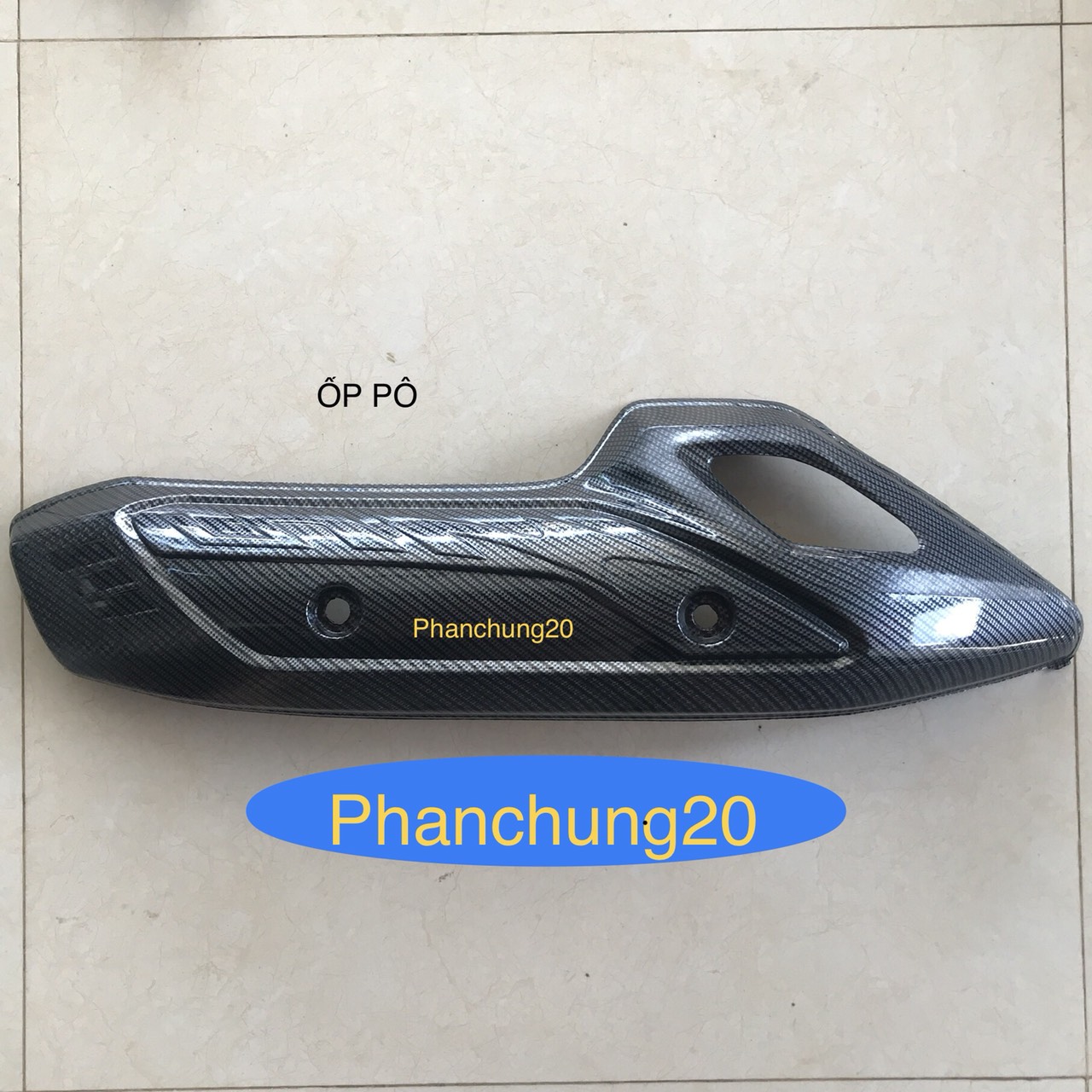 ỐP CHE PÔ DÙNG CHO ĐỜI XE SH 2012 2013 2014 2015 2016 CACBON
