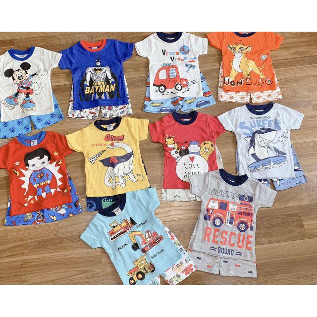 Set 3 bộ quần áo cotton cho bé trai