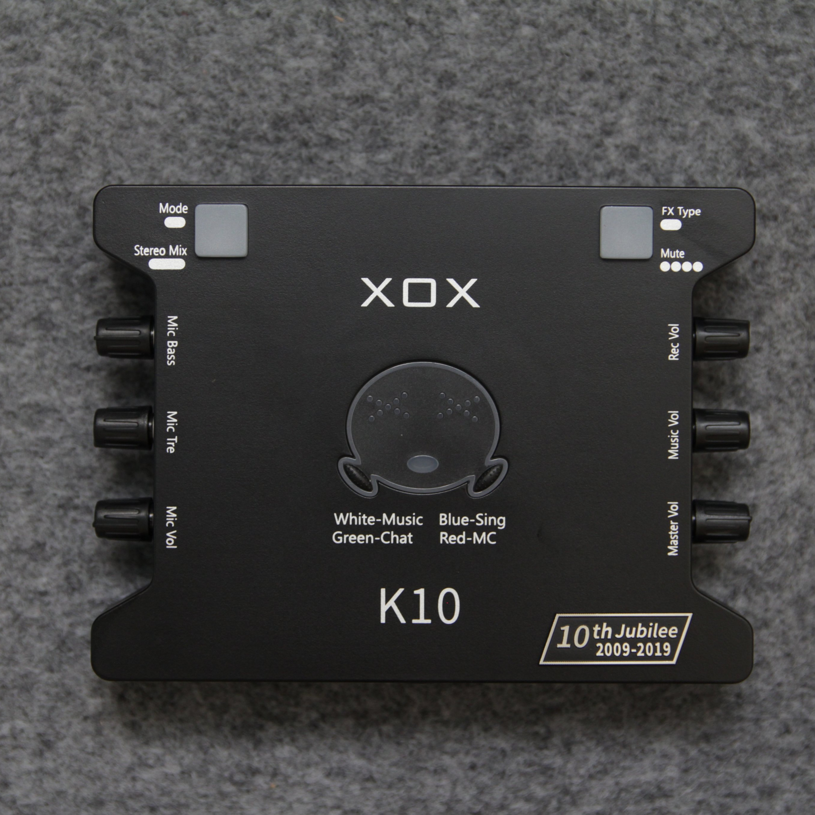 Soundcard Livestream XOX K10 10th phiên bản Tiếng Anh - Hàng chính hãng