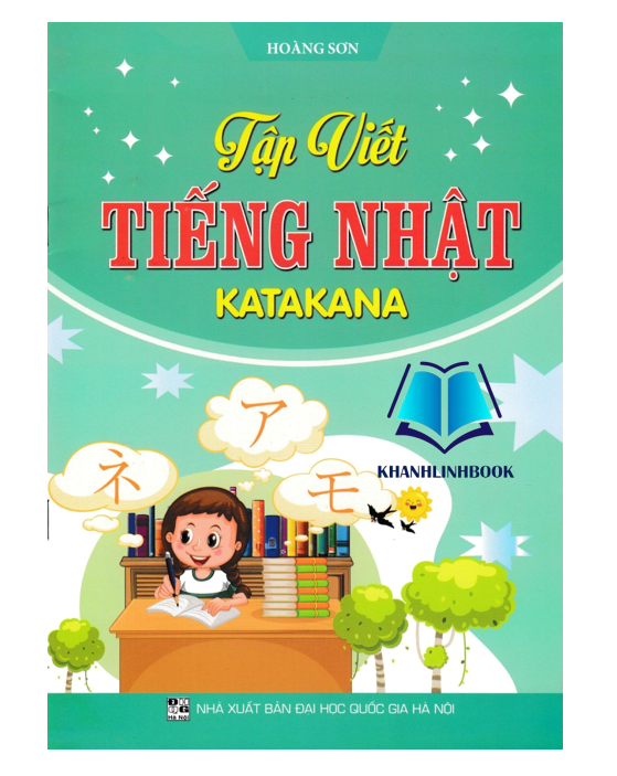 Sách - Tập Viết Tiếng Nhật Katakana (Hồng Ân)