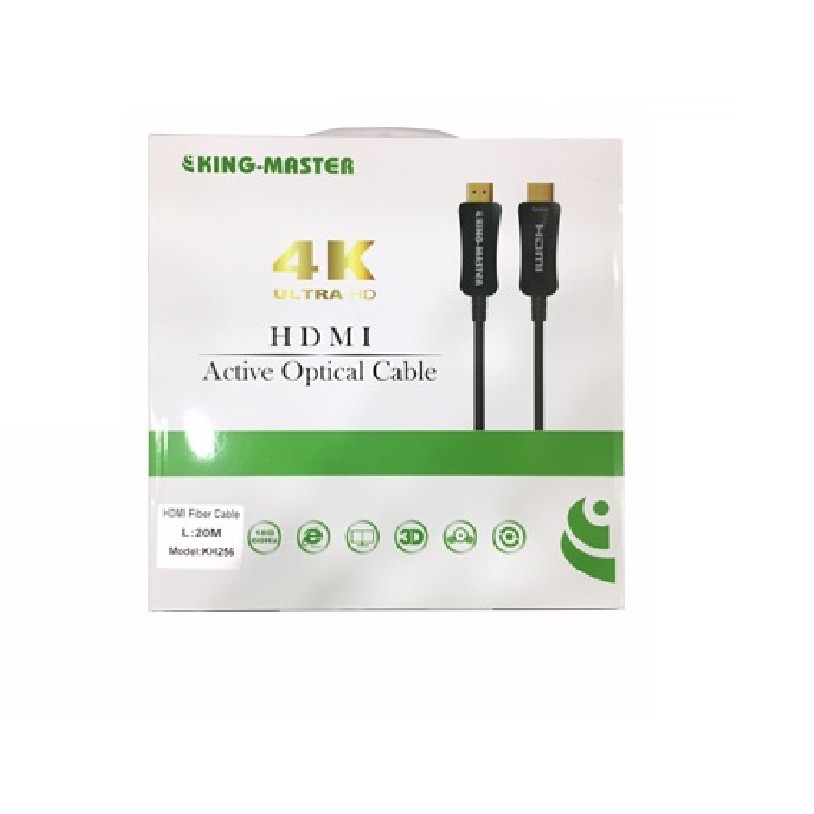 CÁP HDMI Kingmaster 2.0 ( 20m) Active Optical KH 256,CÁP HDMI CÁP QUANG CHUẨN 2.0