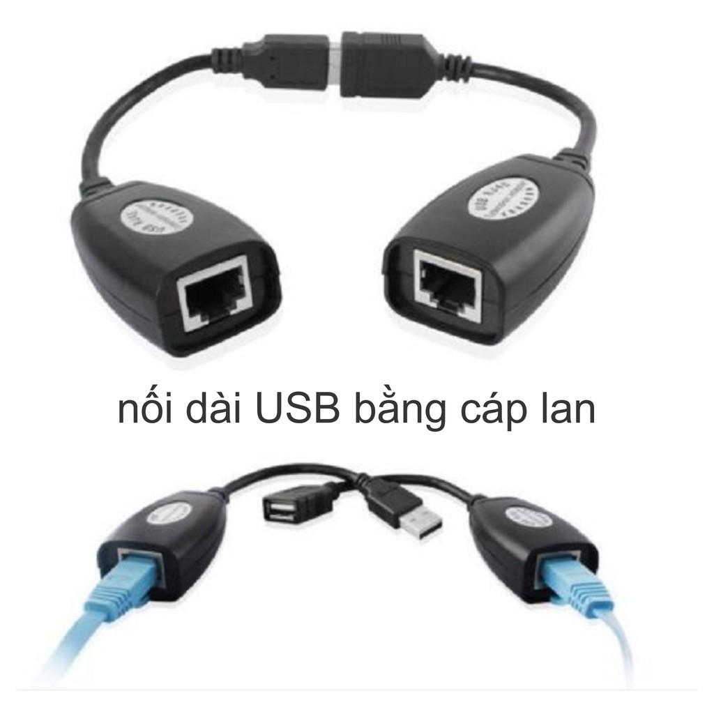 USB Extender 50M (Bộ Nối Dài Cáp USB bằng Dây LAN)