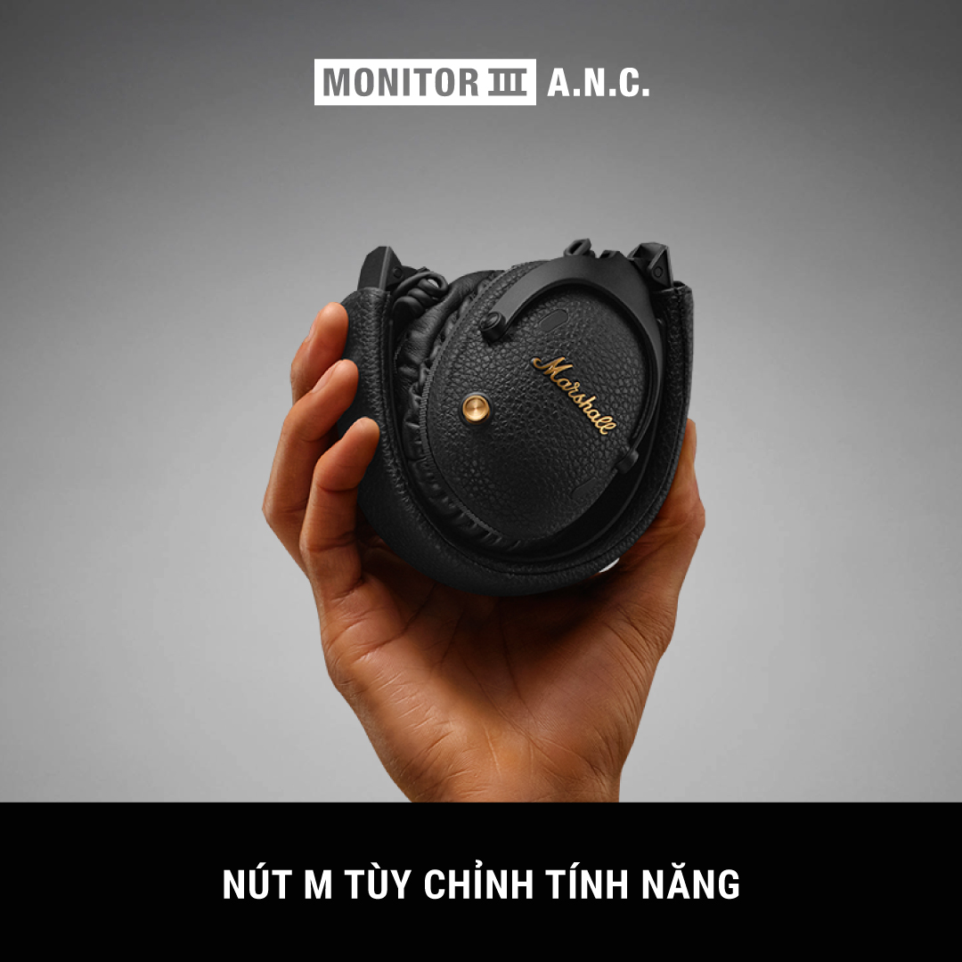 [NEW ARRIVAL] Tai nghe True wireless Marshall Monitor III A.N.C. - Hàng Chính Hãng