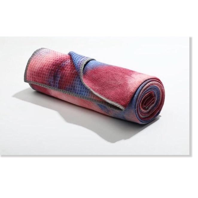 Khăn Yoga cao cấp phủ hạt TPE họa tiết màu loang đẹp