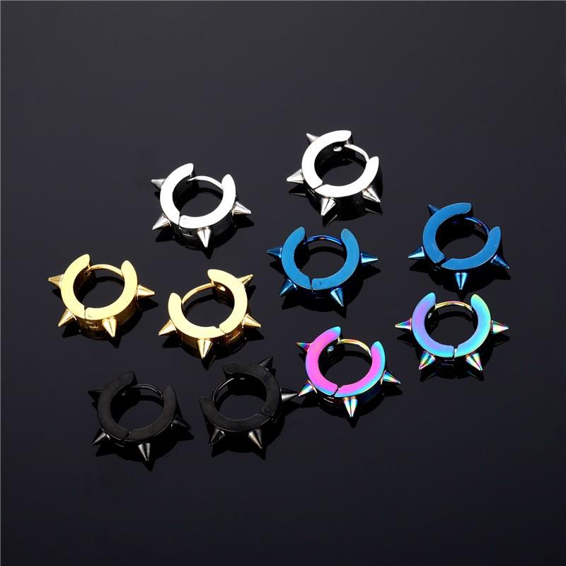 Khuyên tai Nam Nữ Titan hình tròn cá tính