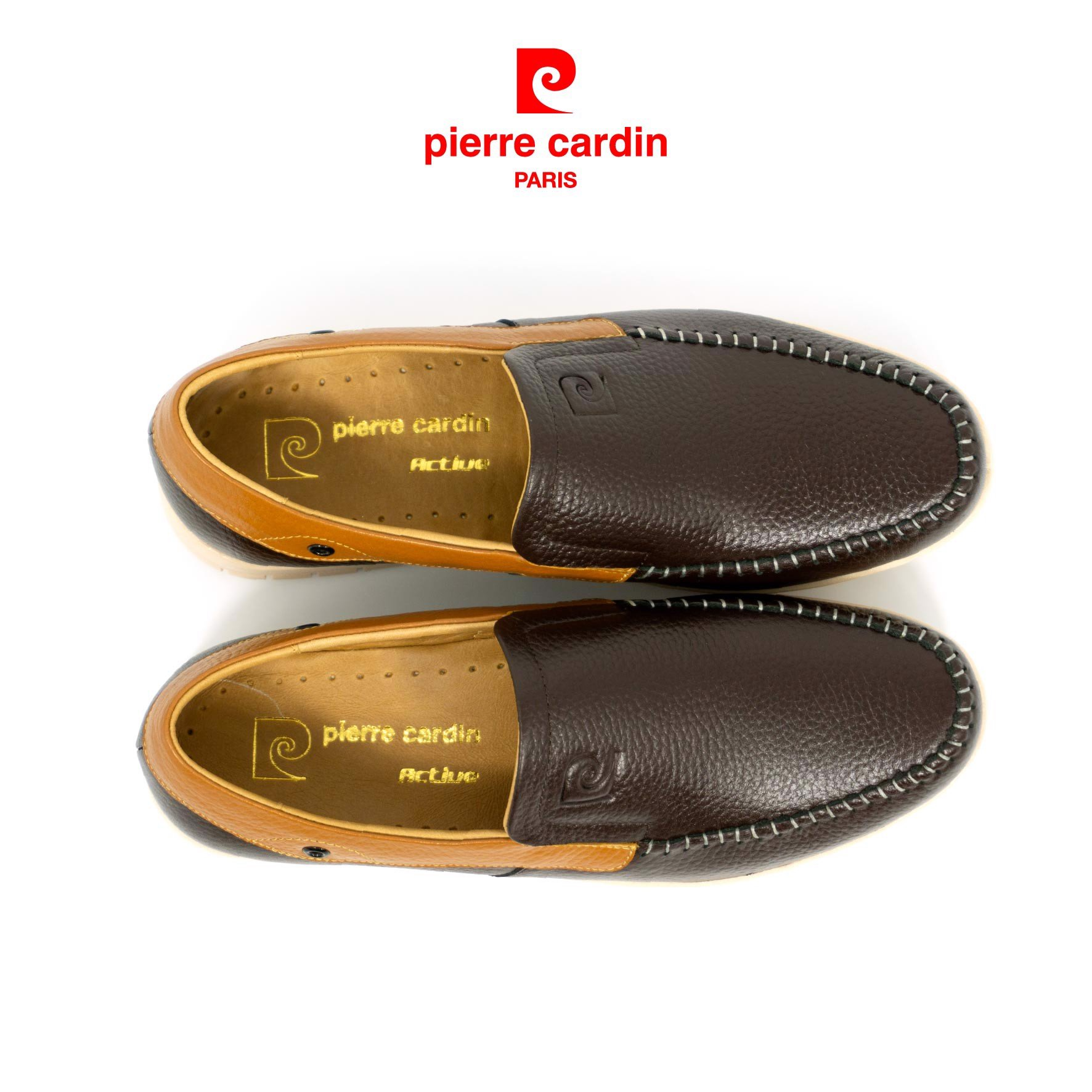 Giày lười da bò nam cao cấp Pierre Cardin, đa dạng màu sắc thời thượng, thiết kế cổ điển, sang trọng PCMFWL 506