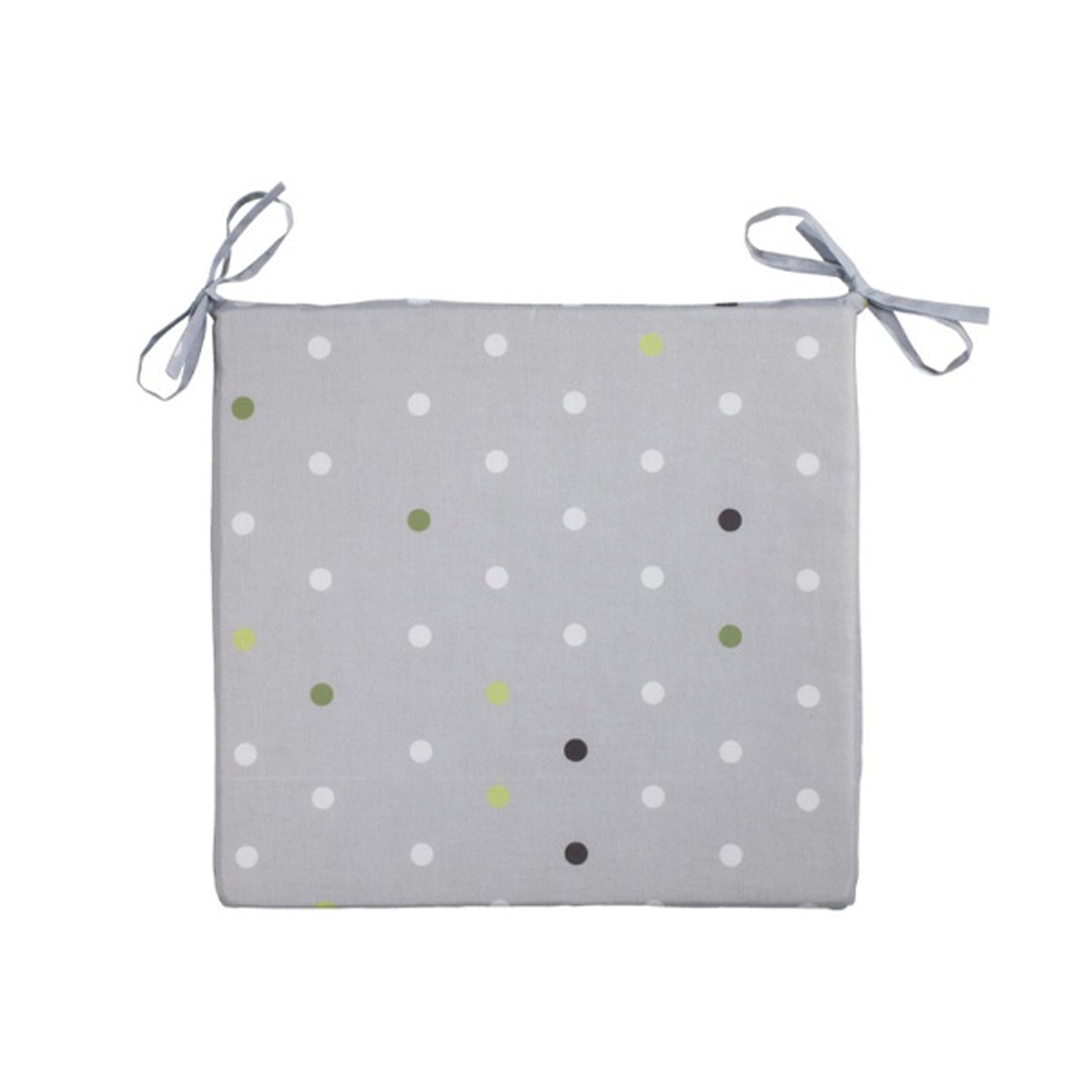 Đệm ngồi | JYSK Dvergjamne | polyester | xám | 34x36x2cm