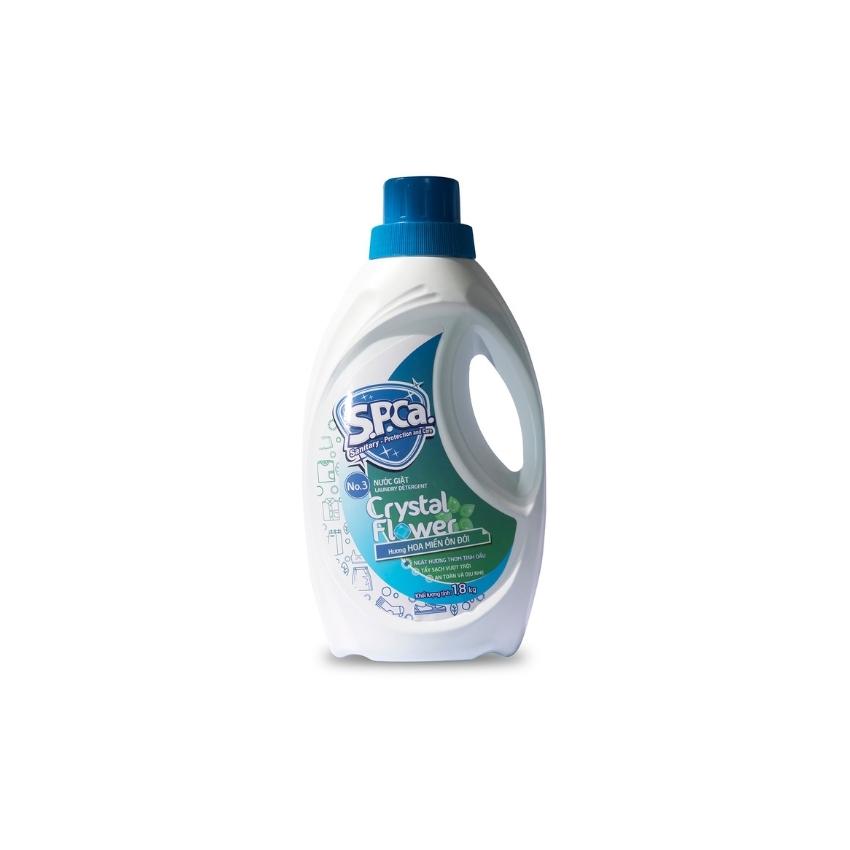 Nước Giặt Quần Áo Hương Nước Hoa SPCa 1.8Kg Cao Cấp Giúp Sạch Nhanh, Mềm Vải, Lưu Hương Lâu, Không Hại Da Tay