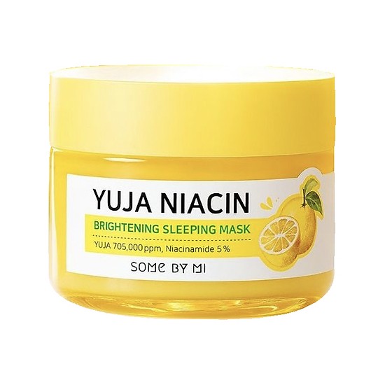 Mặt Nạ Ngủ Dưỡng Trắng Sáng Da Some By Mi Yuja Niacin 30 Days Miracle Brightening Sleeping Mask 60g [ Được Mask 3W Clinic ]