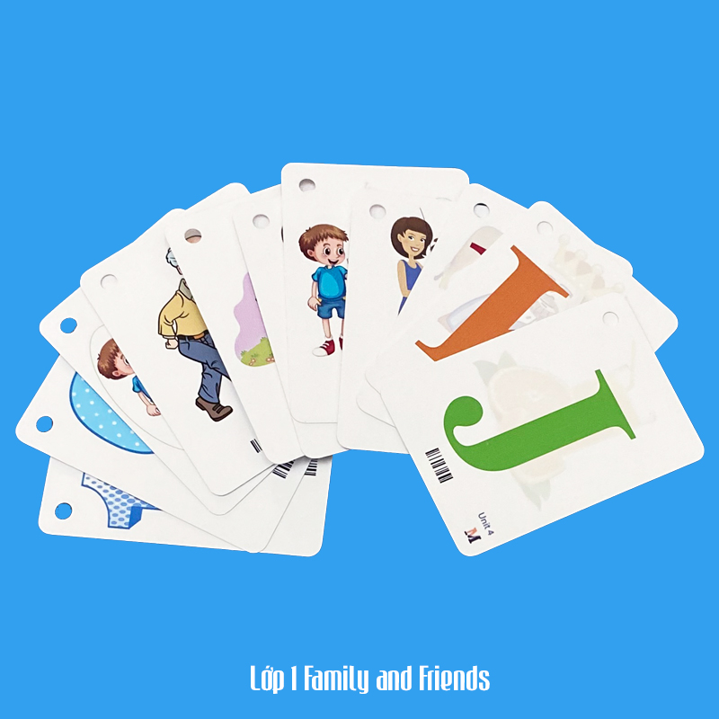 Flashcard Tiếng Anh Family and Friends lớp 1, có phát âm, hình ảnh sinh động