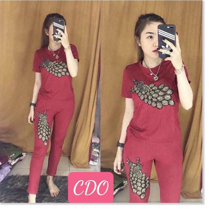SET ĐỒ BỘ NỮ THUN,CHẤT LIỆU VÃI THOÁNG MÁT VÀ CO GIẢN 4C LANA FASHION