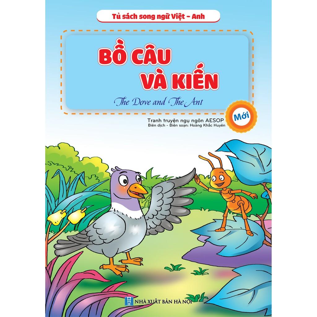 Truyện tranh dành cho trẻ mầm non song ngữ Việt Anh (Cổ tích, Ngụ Ngôn) Bộ 20 Cuốn - Bản Quyền