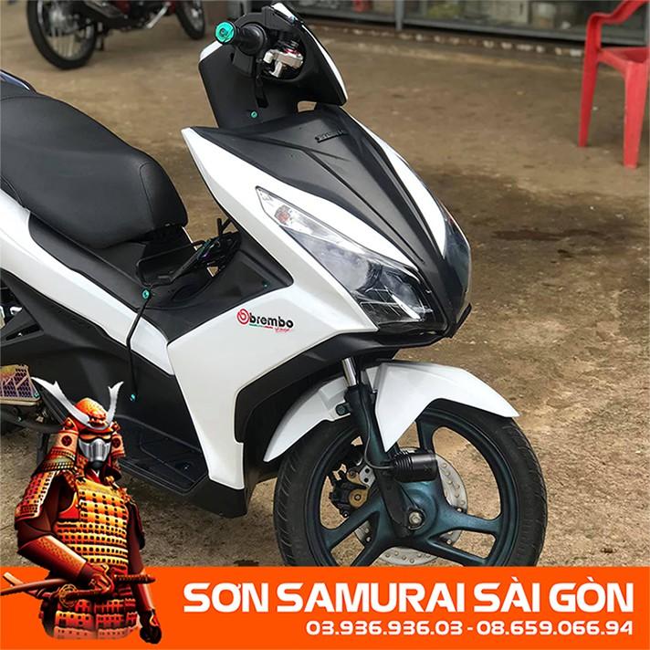 Sơn SAMURAI KUROBUSHI 2/102 MÀU TRẮNG chính hãng dành cho xe máy