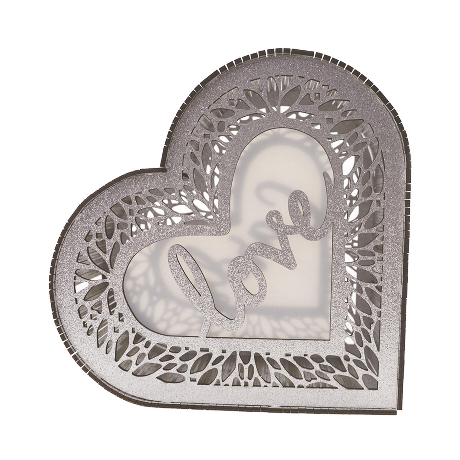 Wedding Money Envelop Box Wedding Cards Box Heart Shaped Storage Gift Card Shadow Box Wood Post Money Box for Bridal Event Engagement Party