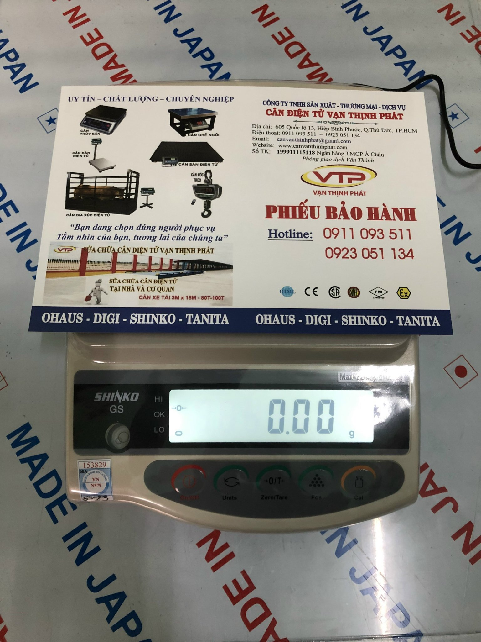 Cân Điện Tử GS SHIKO 2200 g 0.01 g