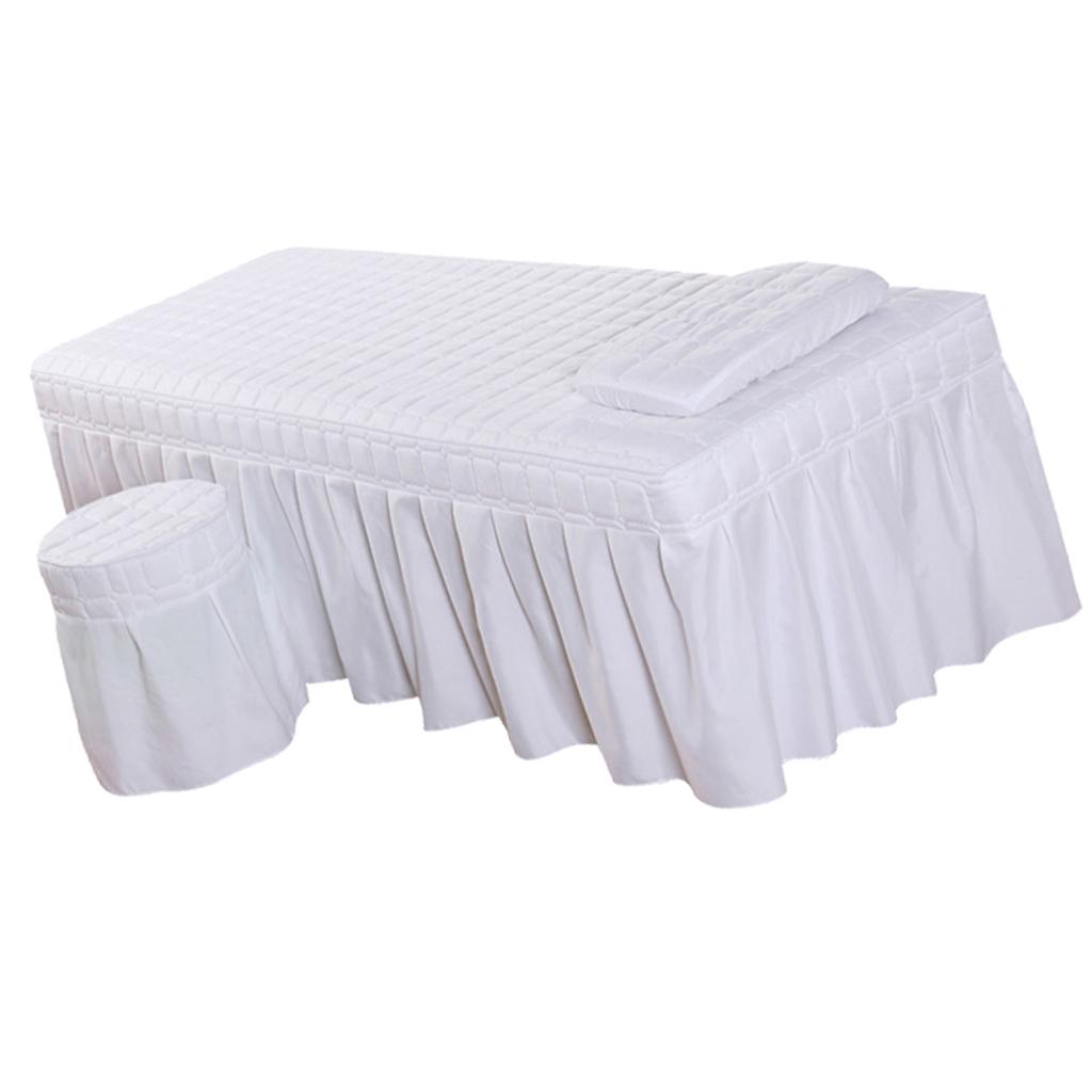 Khăn Trải Giường Làm đẹp Mềm Mại Với Gối Và Phân