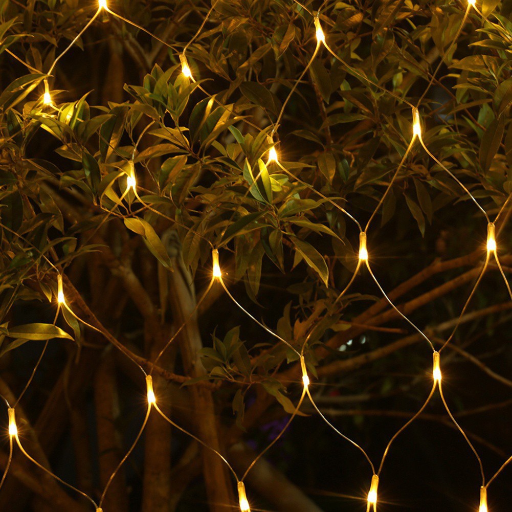 Lưới Đèn LED Chống Nước Trang Trí Ngoài Trời Cho Giánh Sinh, Tiệc, Lễ Tết - Nhiều Kích Cỡ