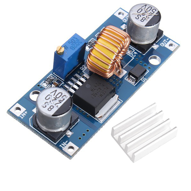 Module Hạ Áp Buck DC-DC 5A XL4015 Điện áp đầu vào: 4-38V Điện áp ra: 1.25-36V