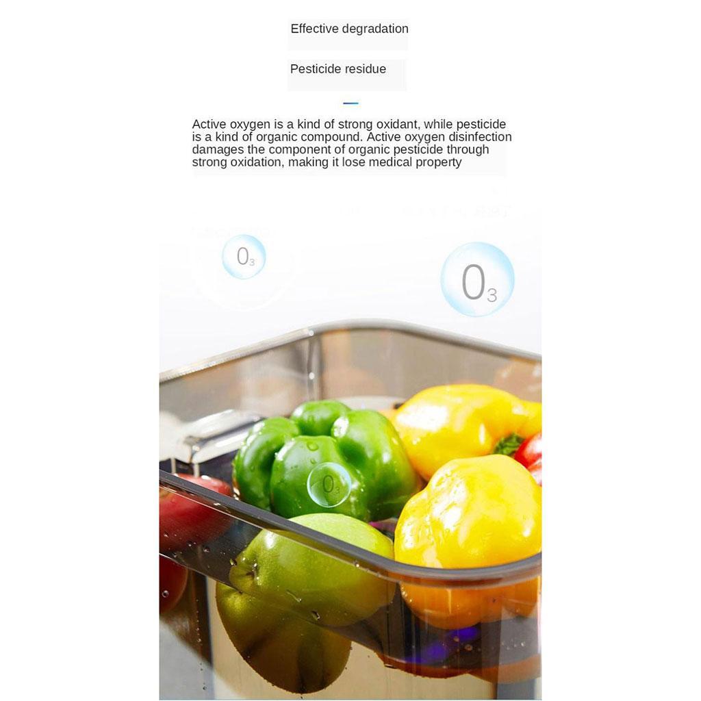 Portable Mini Ozone Generator Refrigerator Deodorizer Air Purifier