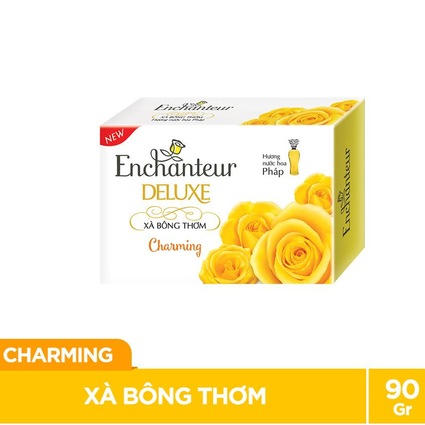 Bộ 3 Chai Sữa Dưỡng Thể Trắng Da Enchanteur Delightful 200gr/Chai Tặng Xà Bông Thơm Enchanteur Charming 90gr