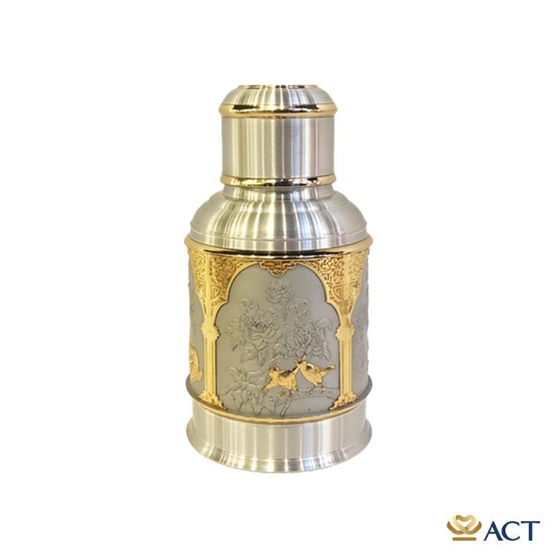 HỘP ĐỰNG TRÀ PEWTER UYÊN ƯƠNG H=148MM
