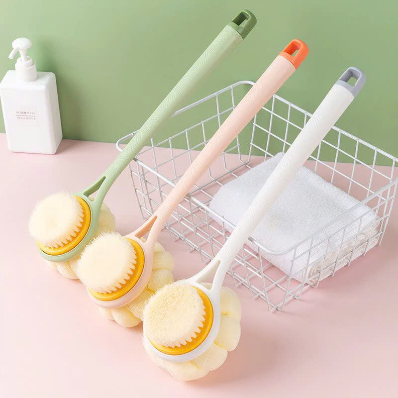 Cây Bông Tắm 2 Mặt, Bàn Chải Chà Lưng,Cọ Lưng Tẩy Tế Bào Chết, Có Móc Treo Tiện Dụng - HÀNG CHÍNH HÃNG MINIIN