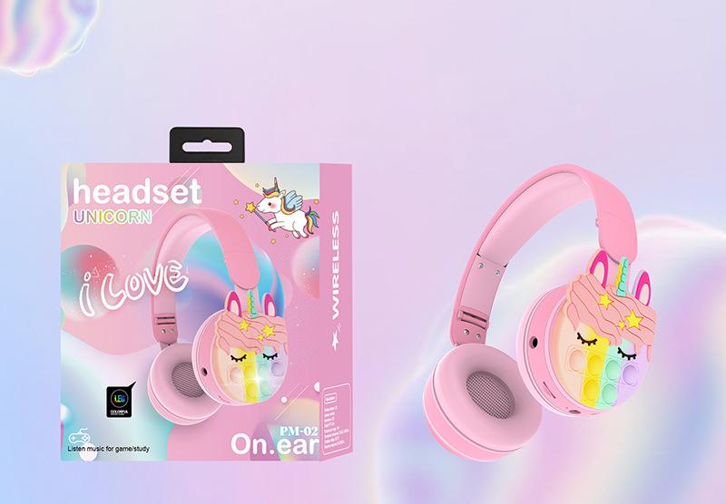 Tai nghe bluetooth hoạt hình với tai nghe nhẹ cho trẻ em