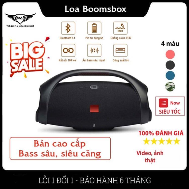 Loa Bluetooth Boombox Công suất 30W Nghe nhạc 5-6h BASS CĂNG,loa blutooth ÂM THANH SỐNG ĐỘNG cho Vinahouse, EDM