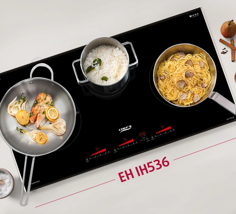 Bếp Từ 3 Vùng Nấu Chef's EH-IH536 (6800W) - Hàng Chính Hãng