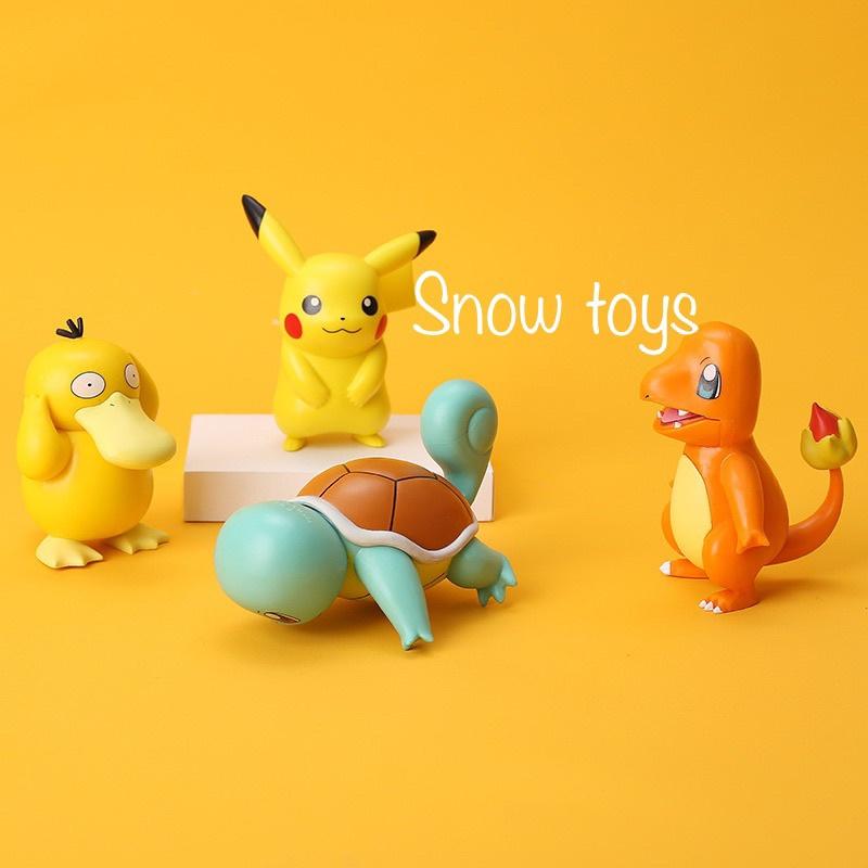 Mô Hình Pikachu Phim Hoạt Hình Pokemon, Thích Hợp Trang Trí, Decor, Bộ Sưu Tập, Làm Quà Tặng - Full Box