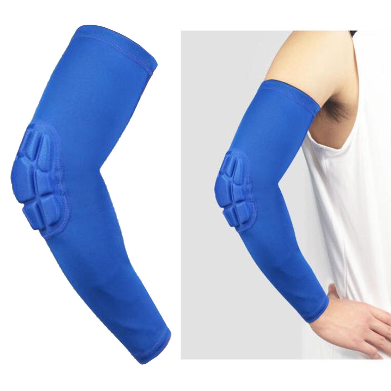 Elbow Support Compression Honeycomb Pad Brace Joint Arm Sleeve Sport