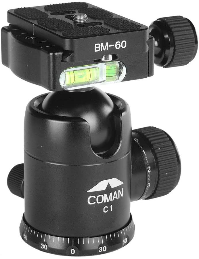 Đầu ball head máy ảnh Coman C1, Hàng chính hãng