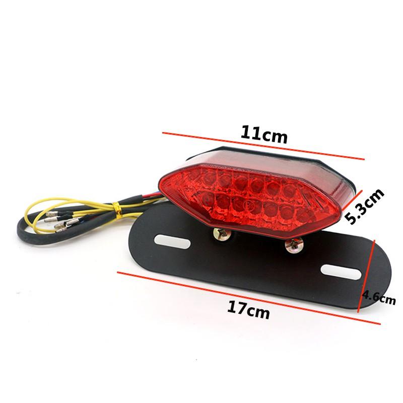 Đèn LED báo tín hiệu gắn đuôi xe Harley Cafe Racer Honda KTM z1000