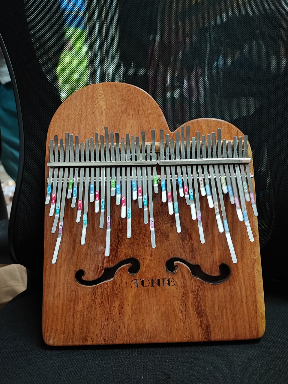 Đàn kalimba 38 phím gỗ Cherry Tonic Kalimba - Hàng chính hãng tặng phụ kiện, túi nhung, sách hướng dẫn