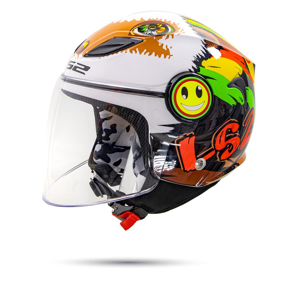 Mũ Bảo Hiểm Trẻ Em 3/4 Một Kính LS2 OF602 Funny - GARA20