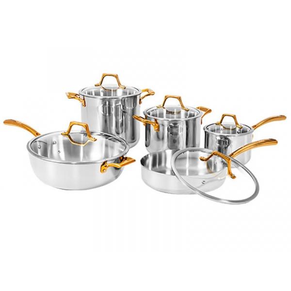 Bộ nồi inox 5 món GOLD05