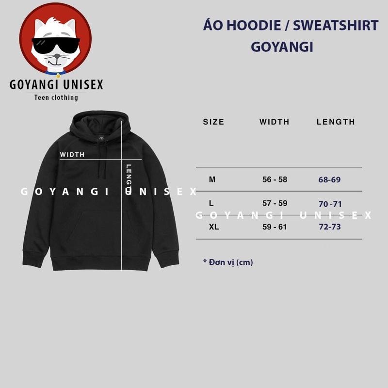 Áo hoodie goyangi Unisex LISA oversize phong cách hàn quốc
