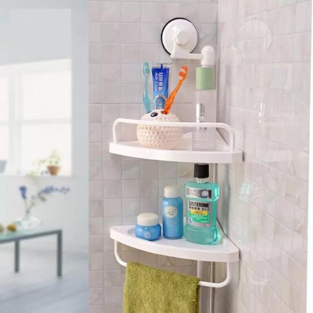 Kệ góc 2 tầng hít chân không