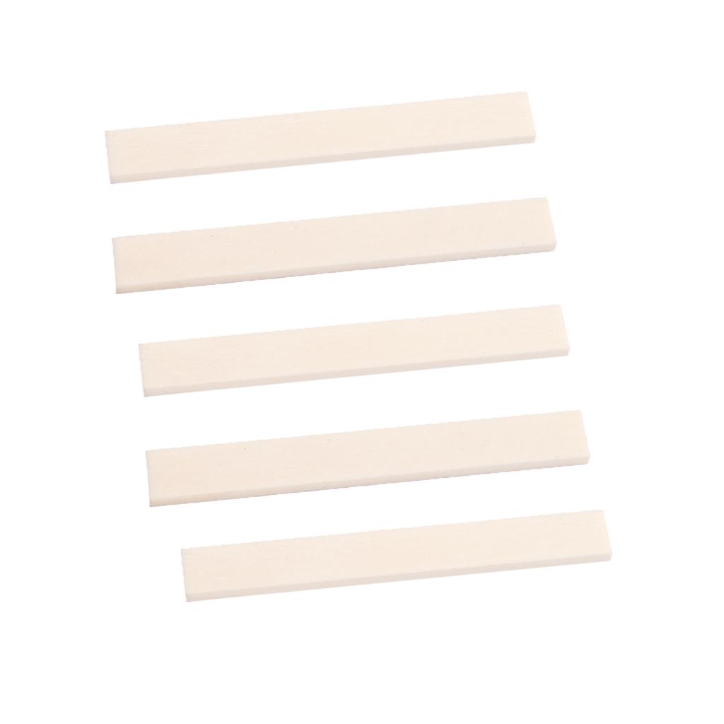 Sunnimix 5 Miếng Vintage Xương Trâu Cầu Yên Xe Trống Cho Đàn Acoustic Dân Gian Đàn Guitar