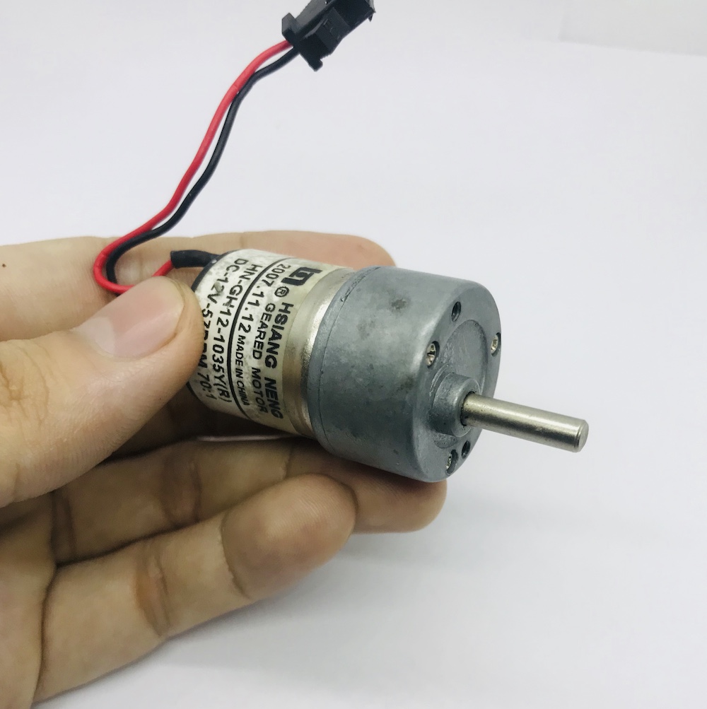 Motor giảm tốc 12v bánh răng kim loại tốc độ chậm 23 - 85 vòng dải điện áp 5V - 18V - LK0171