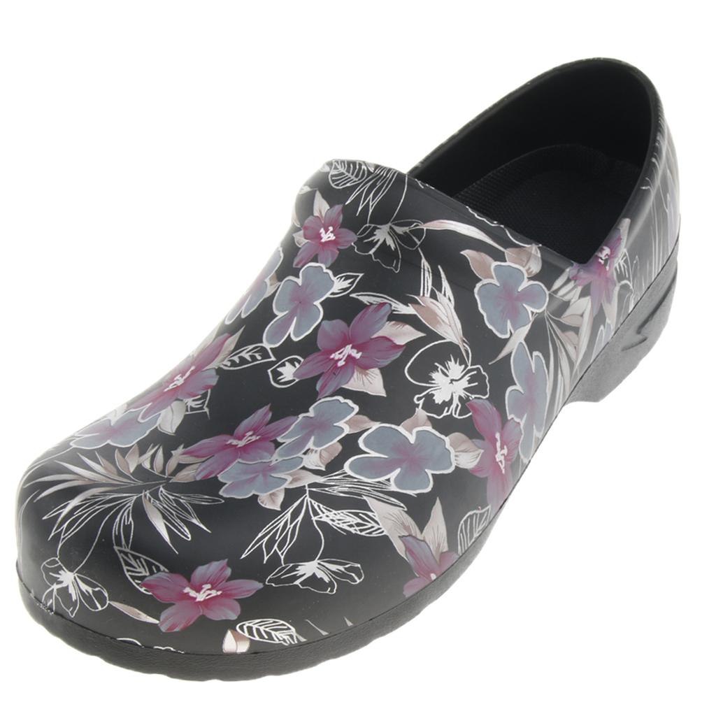 Unisex Women Men Slip On Work Clog Anti Slip Hospital Nursing Kitchen Chef Shoes